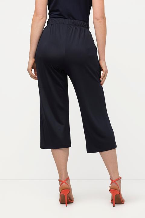 Produktbild Ulla Popken Slinky-Culotte, wadenlang, weites Bein, Elastikbund (42, 44)