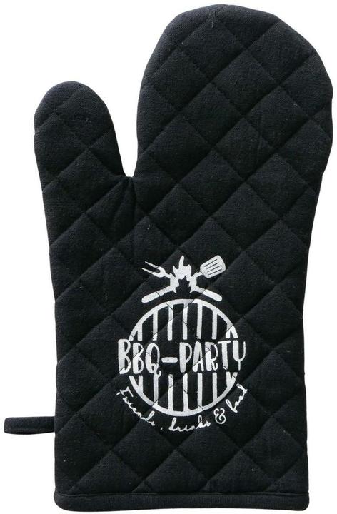 Immagine prodotto Boltze Home Boltze Küchenhandschuh BBQ Schwarz, Grösse: Universalgrösse (50% cotone, 50% poliestere)