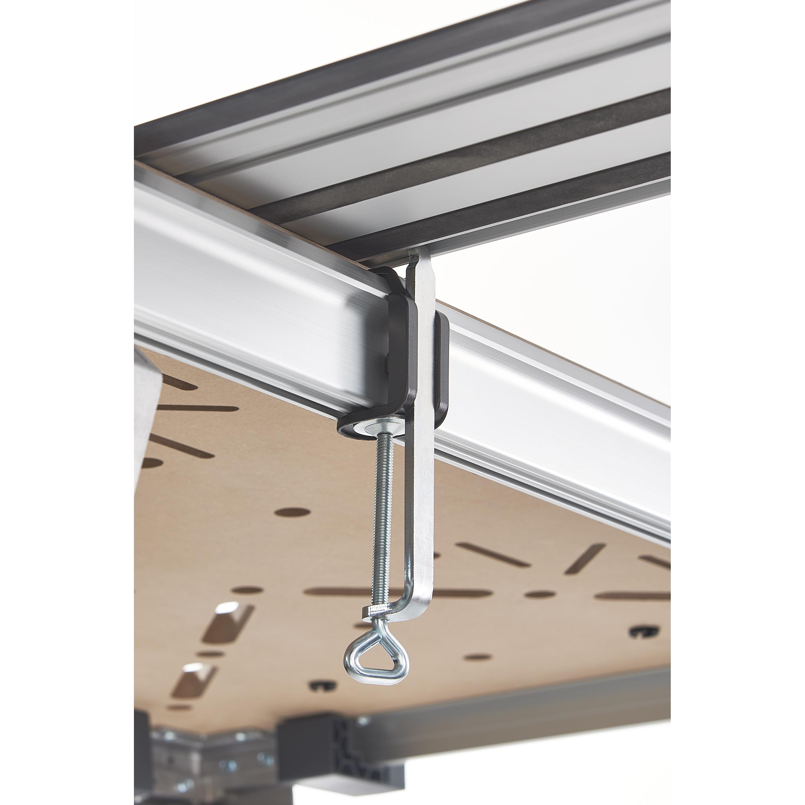 Thumbnail - wolfcraft, Schraubstock + Zwinge, Befestigungs-Set für Führungsschiene FKS 145 (49 mm)