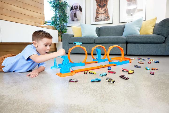 Produktbild Hot Wheels Track Creator Triple Loop Kit