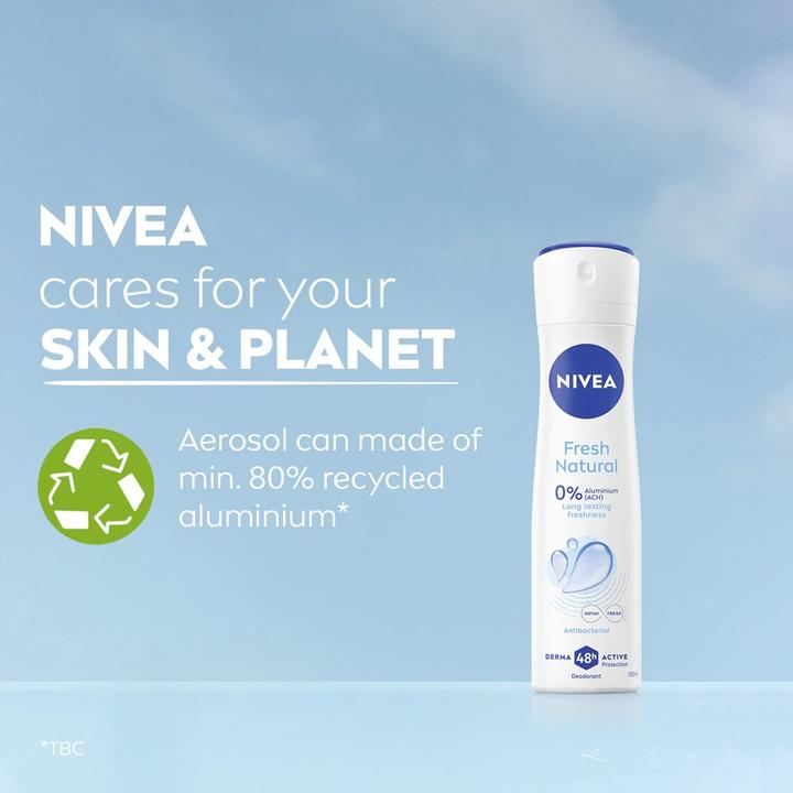 Actual product image NIVEA Fresh Natural Spray (Spray, 150 ml)