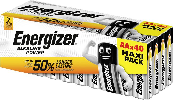 Productafbeelding Energizer Power Alkaline Mignon Batterijen, set van 40 (40 Pcs., AA)