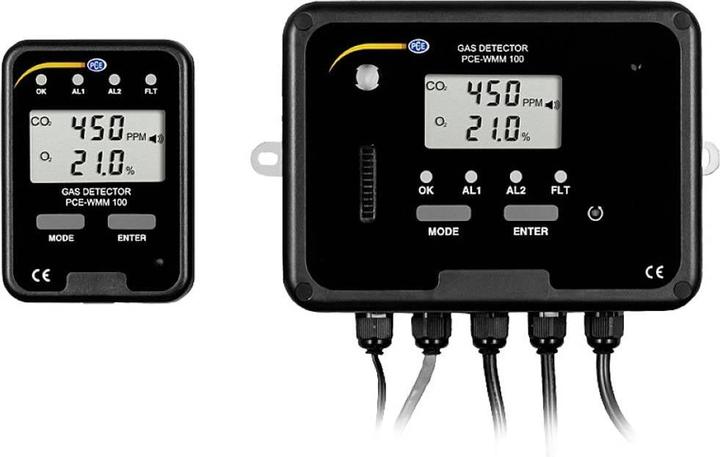 Actual product image PCE Instruments CO2 Gaswarnanlage