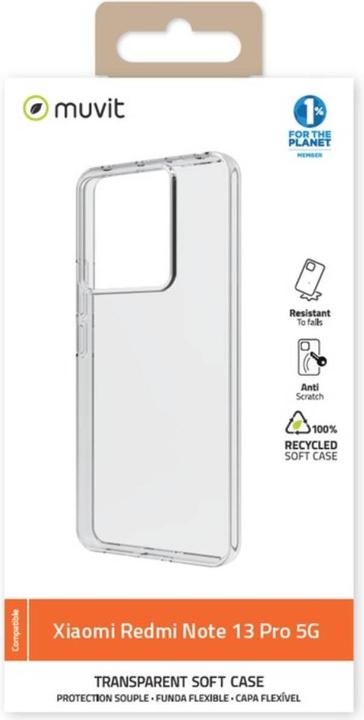 Produktbild Muvit Coque Souple Transparente Xiaomi Redmi Note 13 Pro 5g (Xiaomi Redmi Note 13 Pro 5G)