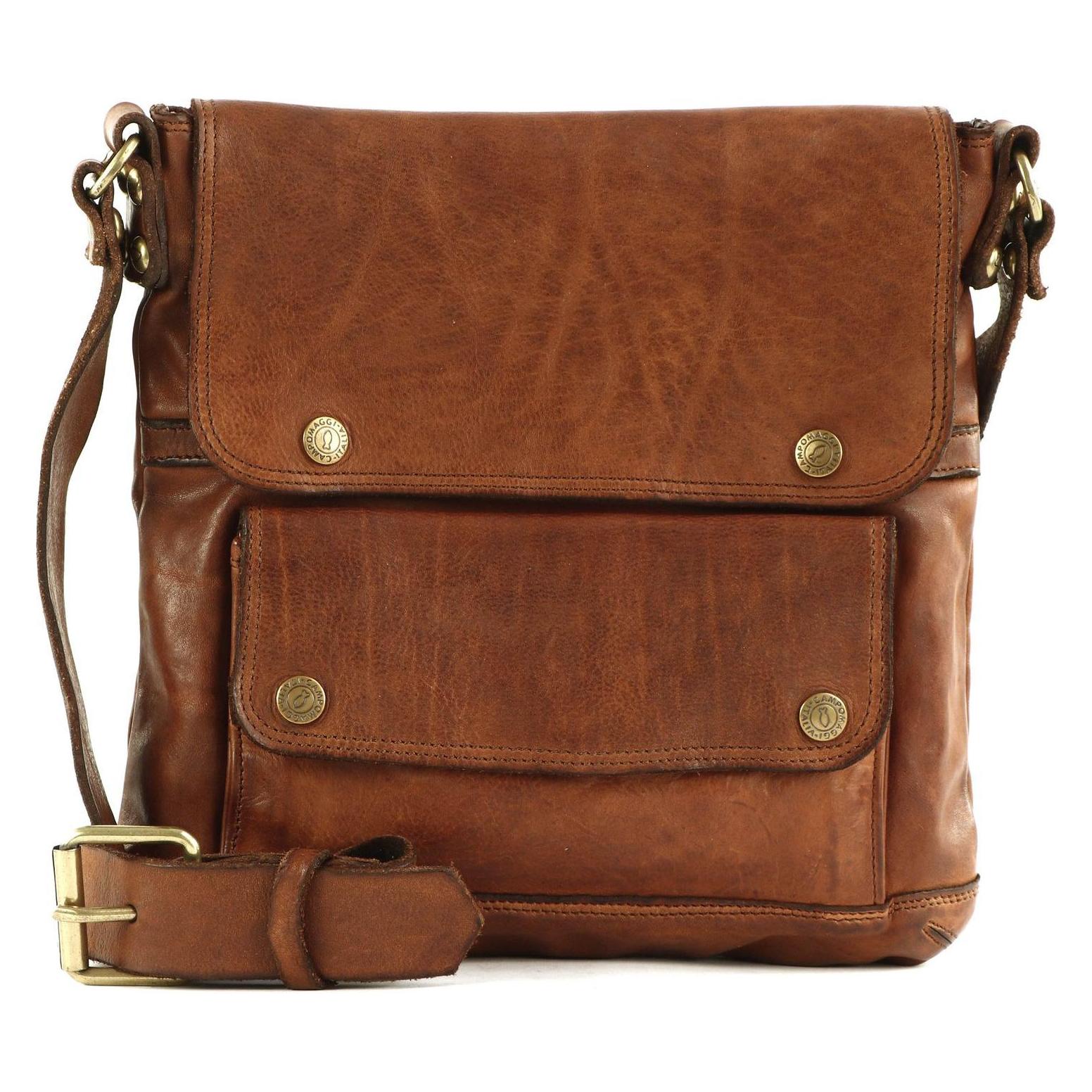 Campomaggi, Unisex, Handtasche, Apollo Crossbody Bag, Braun