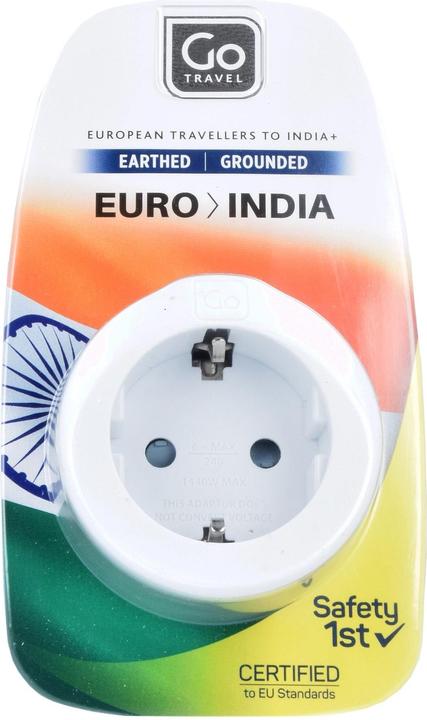 Produktbild Go Travel EU-India Adapter 5,5 cm