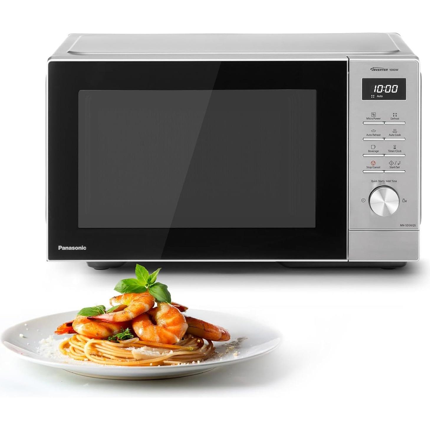 Panasonic Solo-Mikrowelle NN-SD36QSEPG mit Auftaufunktion 29 l (29 l) (NN-SD36QSEPG)