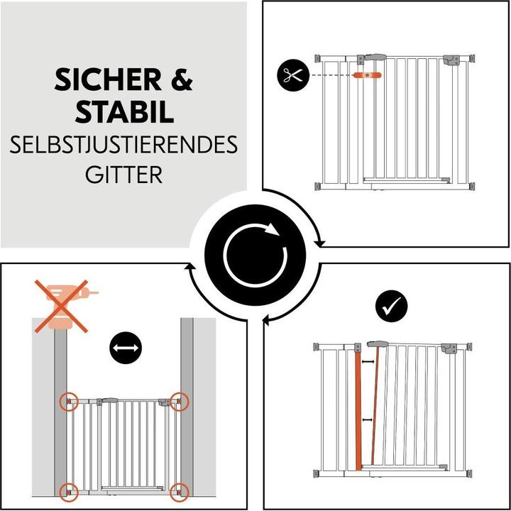 Immagine prodotto Hauck Clear Step Autoclose 2 Set +9 cm (84 cm)
