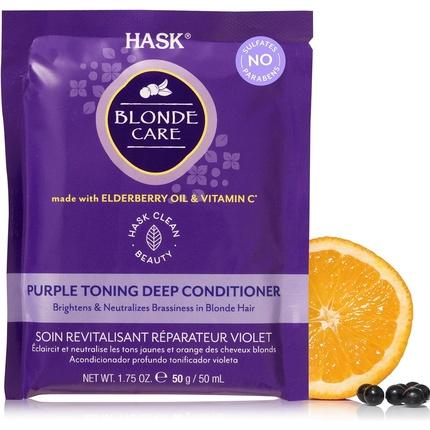 Hask Blonde Care Violet Toning Conditioner 50ml