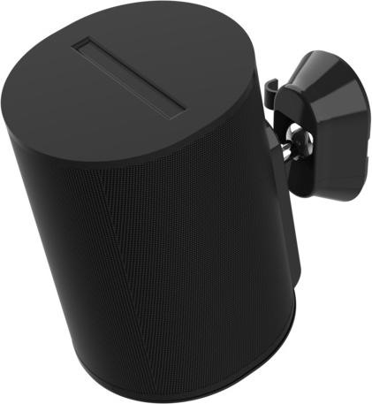 Immagine prodotto Flexson Supporto da parete premium per Sonos ERA100 nero (1 pz., Installazione a parete, Inclinabile, Perno di rotazione)