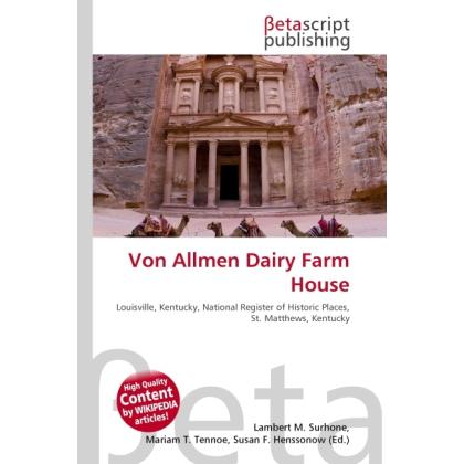 Von Allmen Dairy Farm House, Fachbücher