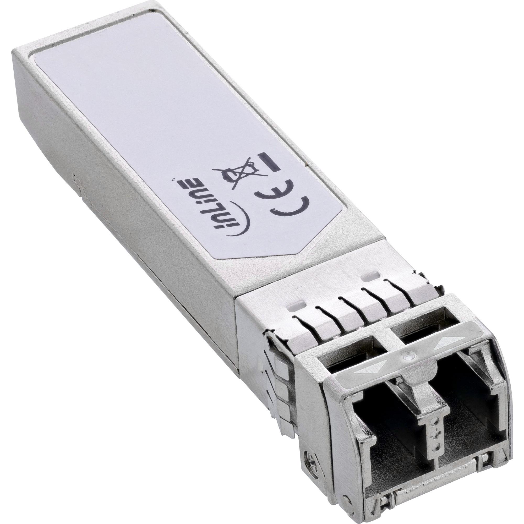 InLine SFP+ Modul LWL EW 1550nm Singlemode mit LC Buchsen, Ricetrasmettitore