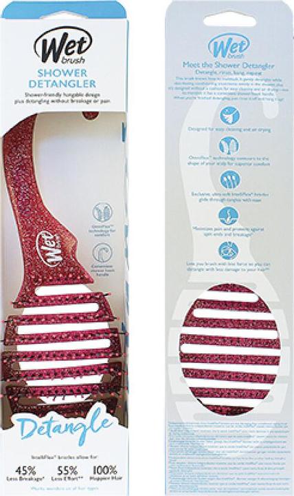 Produktbild Wet Brush Shower Detangler Pink Glitter -