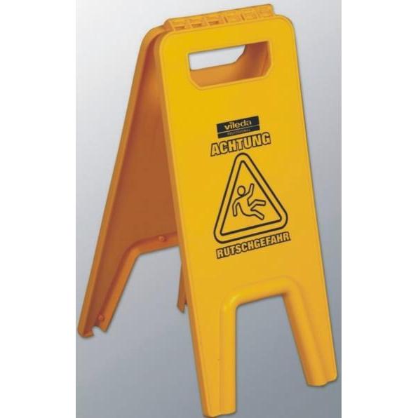 Vileda, Sicherheitskennzeichnung, Warnschild