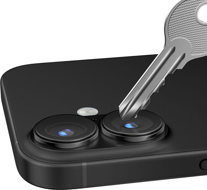 Image du produit Belkin 1x2 Kameralinsenschutz TempGlass iPhone 16/16 Plus (2 pcs, Apple iPhone 16, Apple iPhone 16 Plus)