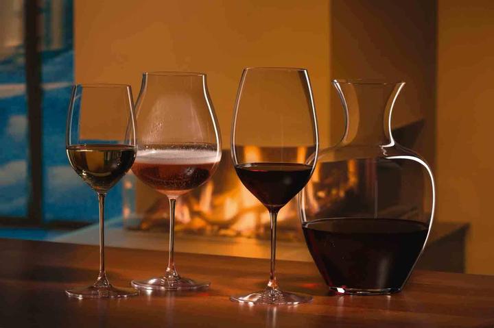 Image du produit Riedel Set de verres à cabernet & décanteur VERITAS (62.50 cl, 4 Verres, Verres à vin rouge)