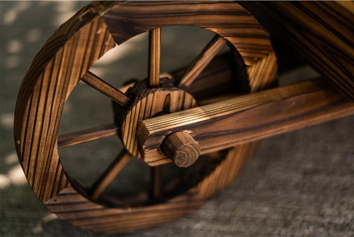 Produktbild HTI-Living Holzschubkarre Natur Sommerset