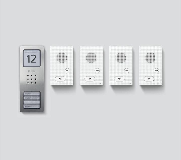 Image du produit Siedle Kit audio CAB 850-4 E/W Basic acier inoxydable brossé