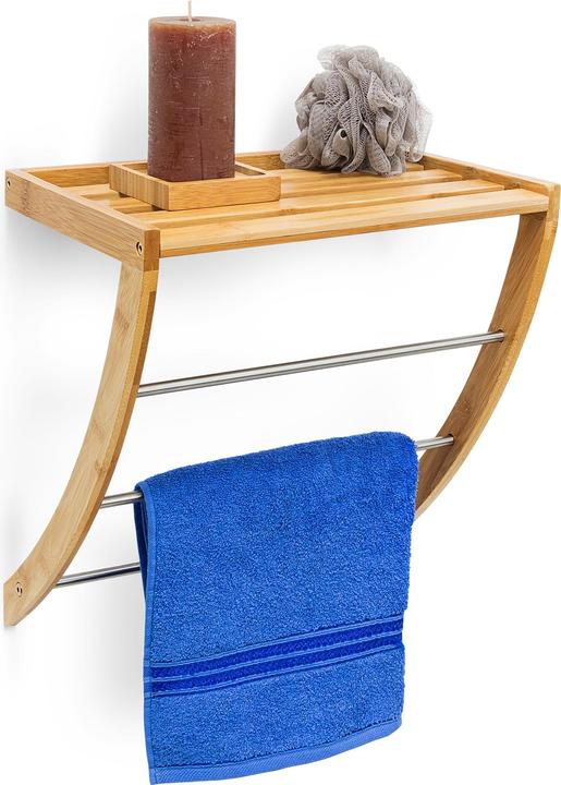 Relaxdays Porte-serviettes mural