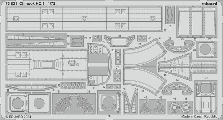 Actual product image Eduard Chinook HC.1 AIRFIX