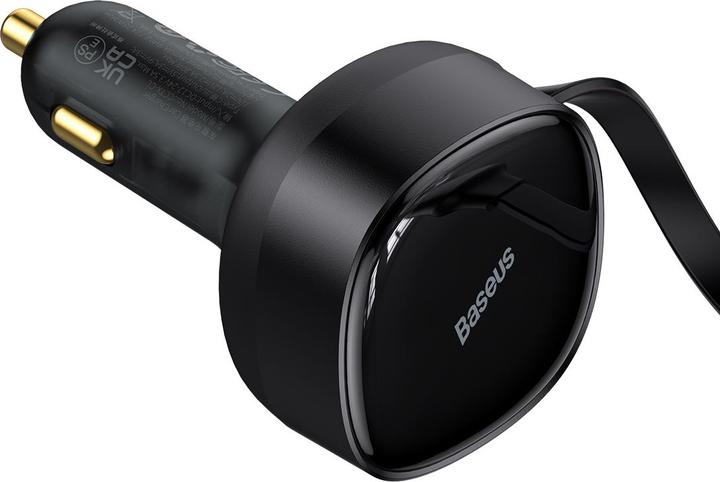 Produktbild Baseus Enjoyment Car Charger with cable USB-C + Lightning 3A, 30W (Black)