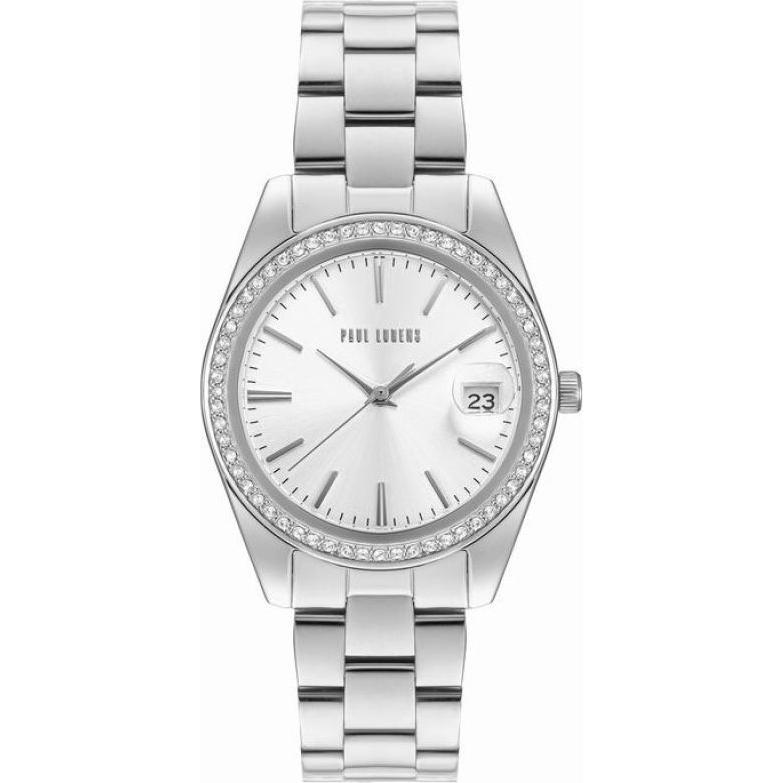 Paul Lorens, Orologio da polso, Zegarek Zegarek damski - LATIFA PL20001B-3C1, Argento, (Orologio da polso analogico)