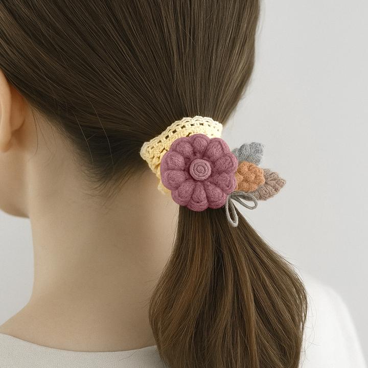 Produktbild Avizar Spitzen Haarband mit Stoffblumen Nellie
