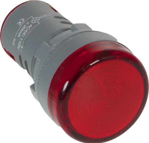RND Components Panel display, Red, 22mm, 24V, Screw