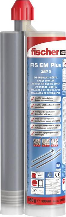 Produktbild Fischer 544154 Injektionsmörtel FIS EM Plus 390 S 1 Stück (1 Stk.)
