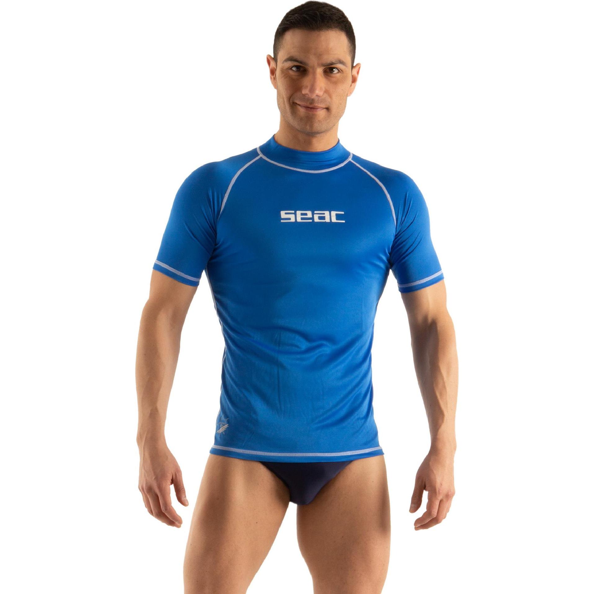 Seac, Herren, Badeshirt, T-Sun Kurz Herren, Blau, (XXL)