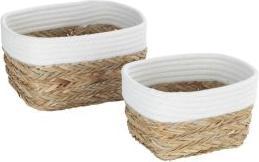 Image du produit Wenko Panier de rangement Rika blanc (18 x 25 x 15 cm)