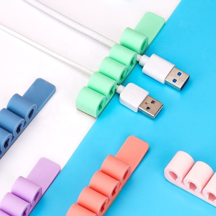 Actual product image Hurtel Silicone office organiser - purple
