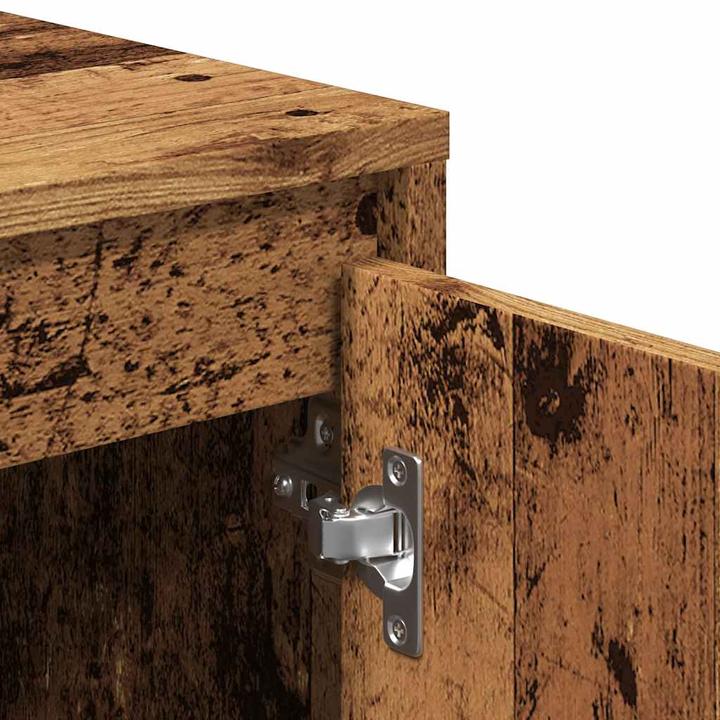 Actual product image vidaXL TV Schrank Lowboard Fernsehschrank Fernsehtisch TV Möbel Altholz-Optik (120 x 30 x 40.5 cm)