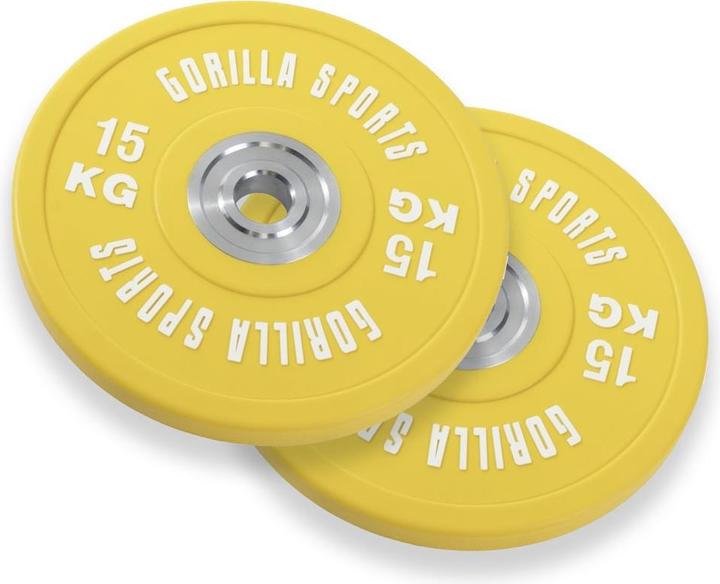 Produktbild Gorilla Sports Bumper Plates (2 x 20 kg)