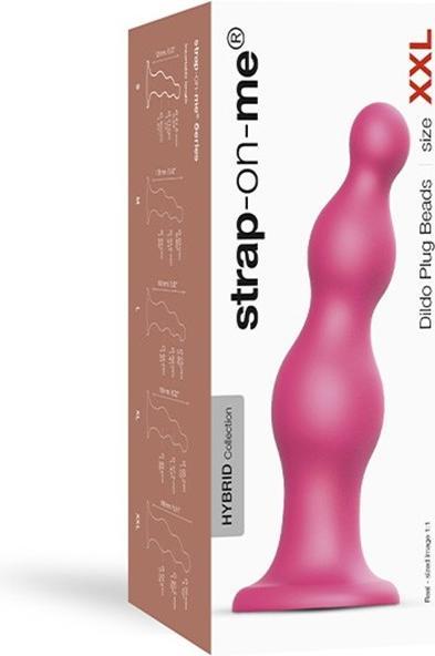 Produktbild Strap-on-me Dildo Plug Beads Metallic (XXL)
