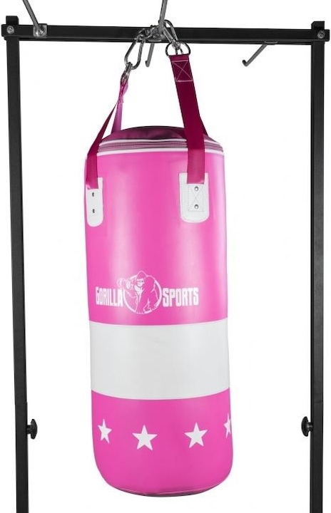 Produktbild Gorilla Sports Boxsack Set mit Box Handschuhen (70 cm, 16 kg)