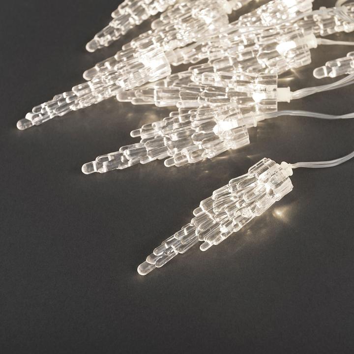 Actual product image Konstsmide LED light curtain icicle (9 m)