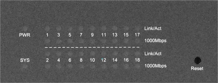 Actual product image TP-Link TL-SG2218 (16 Ports)