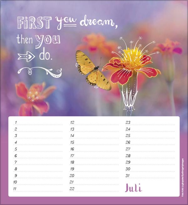 Produktbild Geburtstagskalender Im herzen barfuss