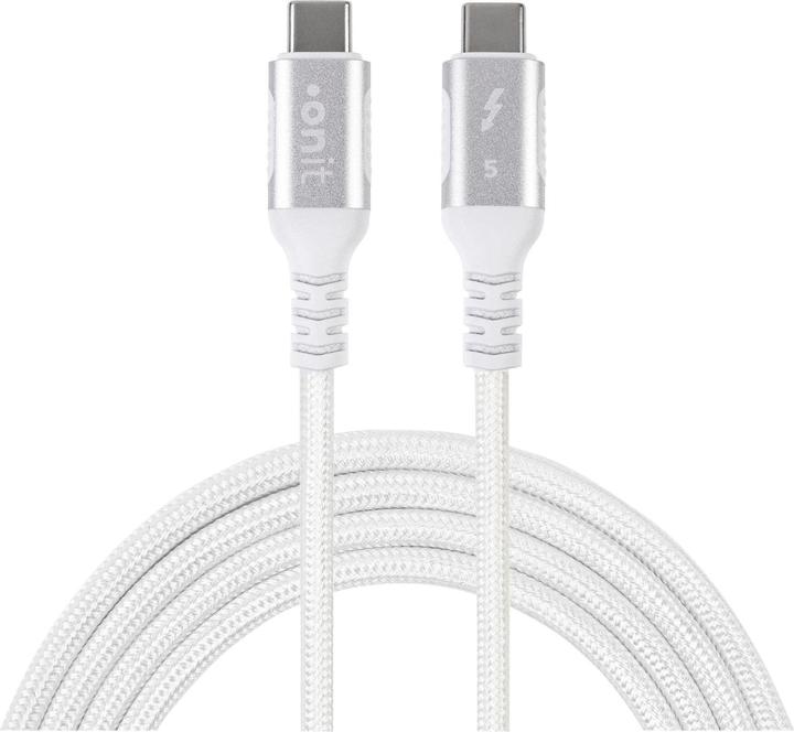 Onit Thunderbolt-5-Kabel USB C - USB C 2 m, Weiss (2 m, USB 4.0, 240 W)