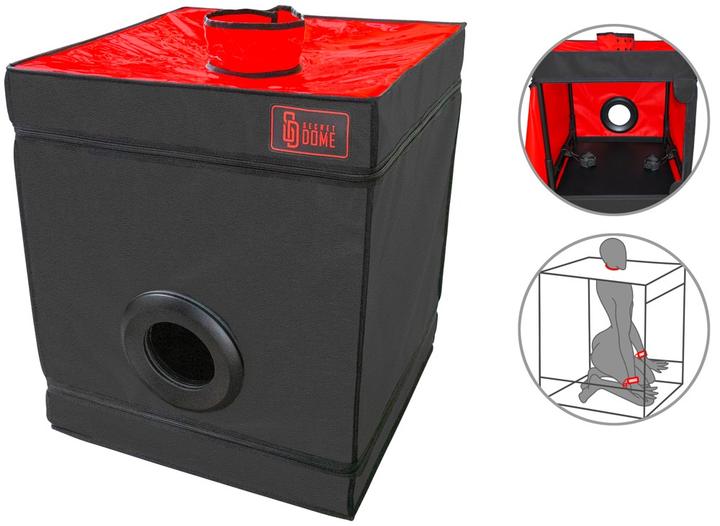 Produktbild Secret Dome â€“ Kink Club Cabina Bukkake Schwarz & Rot