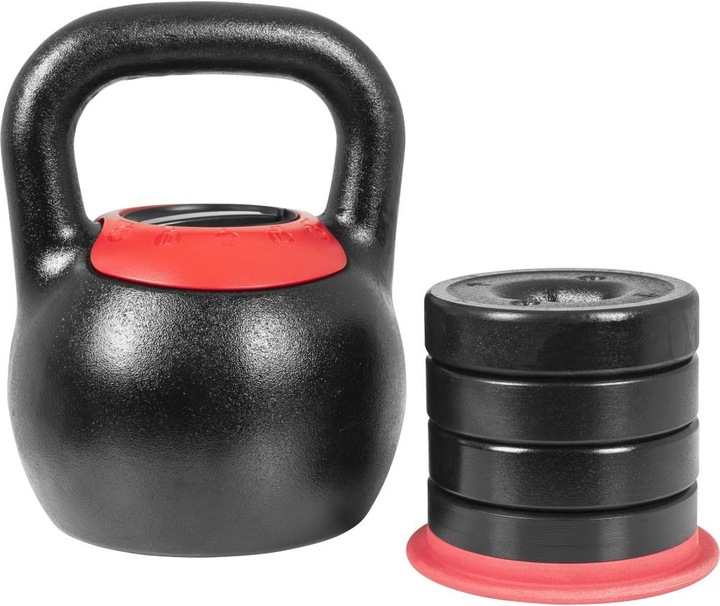 Gorilla Sports Kettlebell adjustable (4 x 2 kg)