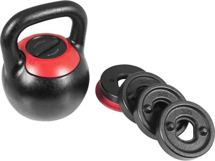 Actual product image Gorilla Sports Kettlebell adjustable (4 x 2 kg)