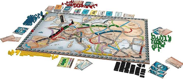 Produktbild Asmodée Zug um Zug - Europa (Deutsch, 2 - 5 Spieler)