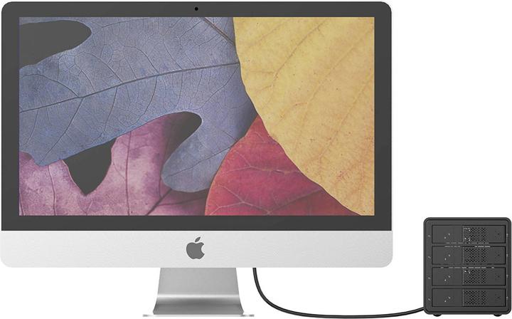 Actual product image Renkforce RF-6647598 8.9 cm (3.5 Zoll) Festplattengehäuse 4 Bay 3.5 Zoll USB-A ( (3.5")