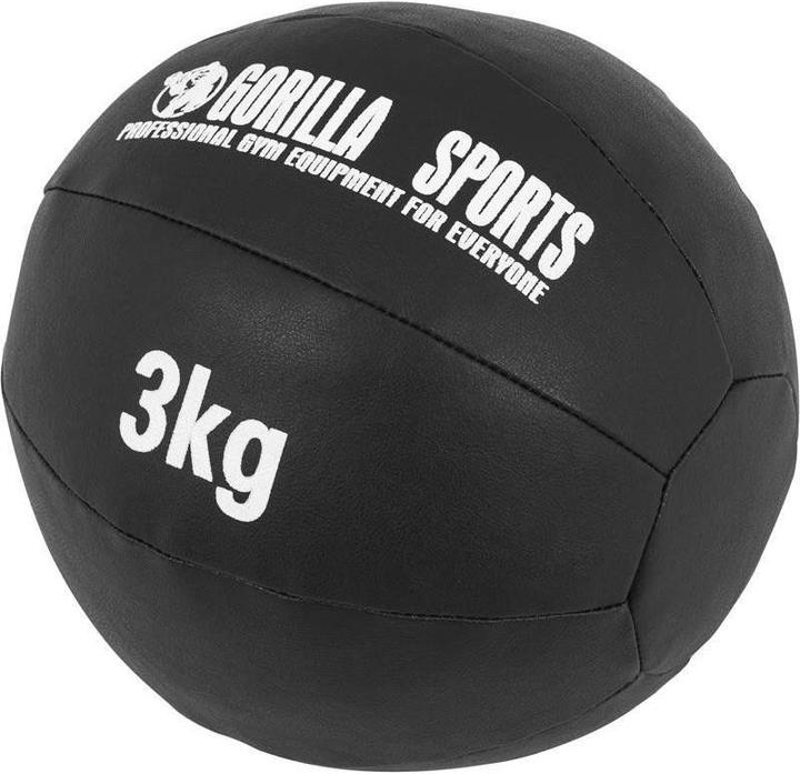 Gorilla Sports Medizinball (3 kg, 290 mm)