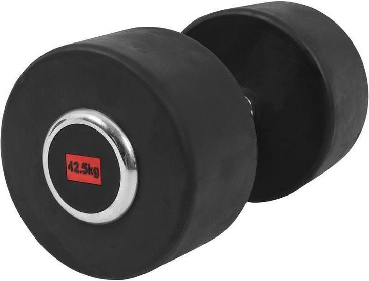 Image du produit Gorilla Sports Haltère court professionnel en caoutchouc (1 x 42,5 kg)