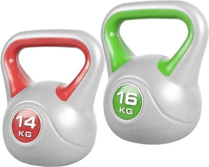 Actual product image Gorilla Sports Kettlebell Set (1 x 14 kg, 1 x 16 kg)