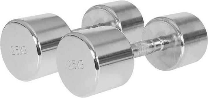 Gorilla Sports Chrom Kurzhanteln (2 x 12,5 kg)