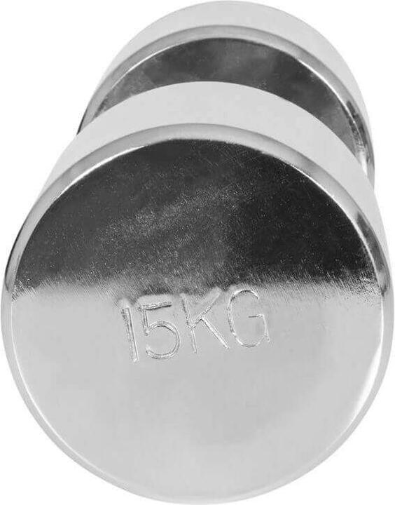 Actual product image Gorilla Sports Chrome dumbbells (2 x 15 kg)